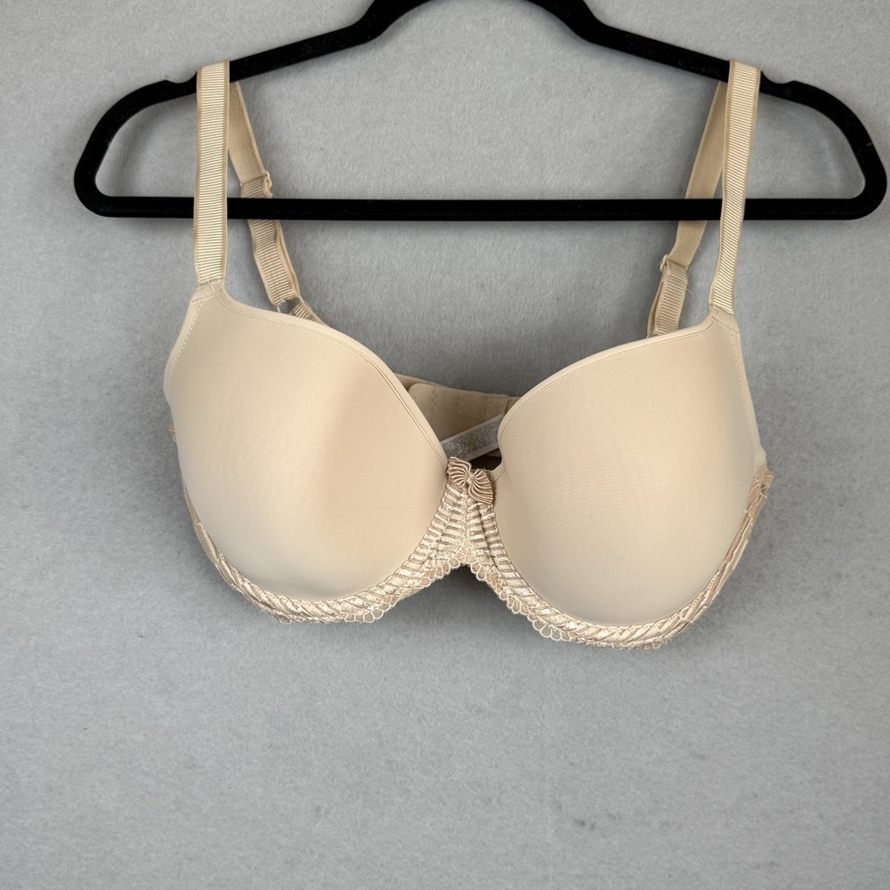 Wacoal‎ 853117 La Femme Bra Size 34G Underwire T-Shirt Beige Lightly Lined